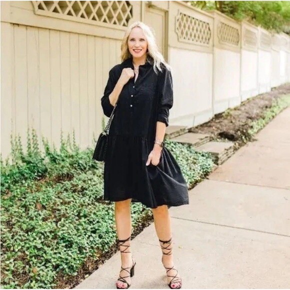 Grayson Dresses & Skirts - Grayson Frank & Eileen The Changemaker Mini Dress Women Size M Black Long Sleeve